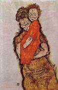 Egon Schiele Mother and Child oil painting reproduction